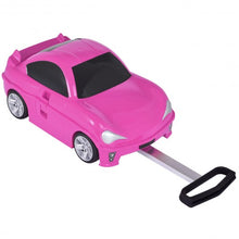 Load image into Gallery viewer, Car Shape 3D Kids Pull Along Travel Suitcase-Peach Red