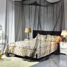 Load image into Gallery viewer, 4 Corner Post Full Queen King Size Bed Mosquito Net-Black