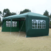 Load image into Gallery viewer, 10' x 20' Total Iron Folding Wedding Tent with Cloth-Green
