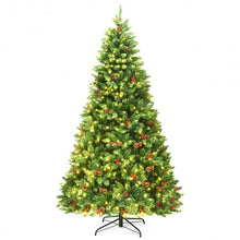 Load image into Gallery viewer, 7.5Ft Pre-lit Hinged Christmas Tree with 550 LED Lights