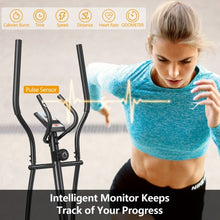 Load image into Gallery viewer, Elliptical Exercise Machine Magnetic Cross Trainer with LCD Monitor