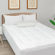 Load image into Gallery viewer, Mattress Pad Cover Padded Topper Soft Quilted Fitted Deep Pocket-Full Size