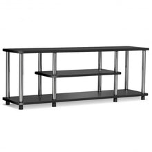 Load image into Gallery viewer, 3-Tier 110 lbs Stainless Steel Listed TV Stand