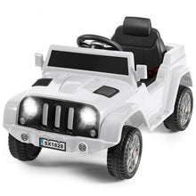 Load image into Gallery viewer, Battery Powered Kids Ride On Car with Remote Control-White