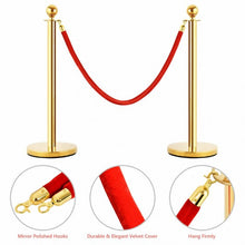 Load image into Gallery viewer, 2pcs Barrier Crowd Control Stanchion Queue Velvet Rope