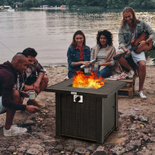 Load image into Gallery viewer, 30" 50000 BTU Square Propane Gas Fire Pit Table