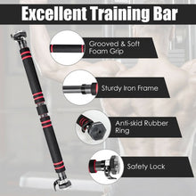 Load image into Gallery viewer, Pull Up Doorway Adjustable Chin Up Bar No Screw with Locking Mechanism