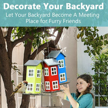 Load image into Gallery viewer, Outdoor Garden Yard Wild Bird Feeder Weatherproof House-Green