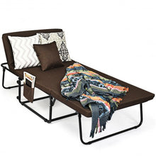 Load image into Gallery viewer, Folding Guest Sleeper Bed w/6 Position Adjustment-Brown