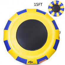 Load image into Gallery viewer, 15 ft Inflatable Water Bounce Jump Floated Water Trampoline