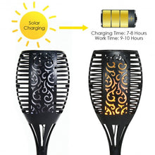 Load image into Gallery viewer, 4 pcs Solar Waterproof Flickering Dancing Flame Lamp