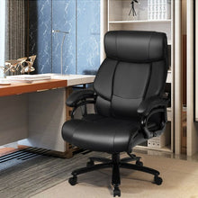 Load image into Gallery viewer, Big & Tall 400lb PU Leather Massage Office Chair-Black