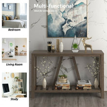 Load image into Gallery viewer, 52 Inch Long Console End Sofa Table-Brown