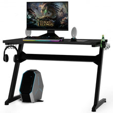 Load image into Gallery viewer, Cup & Headphone Holder Z-shape Frame E-sports Gaming Desk