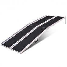 Load image into Gallery viewer, Portable Aluminum Non-skid Multifold Wheelchair Ramp-7'