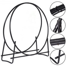 Load image into Gallery viewer, 40-inch Tubular Steel Firewood Storage Rack