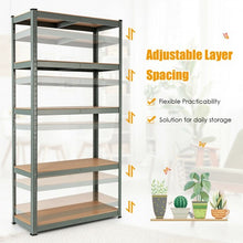 Load image into Gallery viewer, 35.5" x 71" Adjustable 5-Layer 2000 lbs Capacity Tool Shelf -Gray