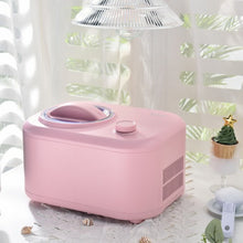 Load image into Gallery viewer, 1.1 QT Ice Cream Maker Automatic Frozen Dessert Machine with Spoon-Pink
