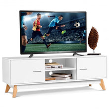 Load image into Gallery viewer, Entertainment Center Console Cabinet TV Stand with 2 Doors
