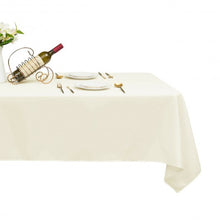 Load image into Gallery viewer, 10 pcs 60" x 126" Rectangle Polyester Tablecloth-Ivory
