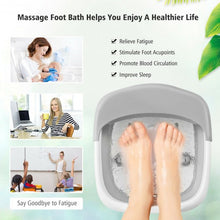 Load image into Gallery viewer, Foot Spa Bath Motorized Massager with Heat Red Light-Gray