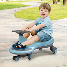Load image into Gallery viewer, Wiggle Car Ride-on Toy with Flashing Wheels-Blue