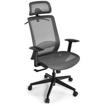 Load image into Gallery viewer, Height Adjustable Ergonomic High Back Mesh Office Chair with Hange-Gray
