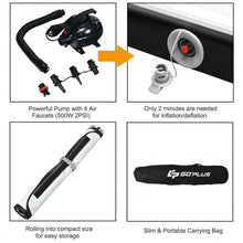 Load image into Gallery viewer, 15FT Air Track Inflatable Gymnastics Tumbling Mat -Black