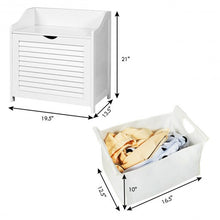 Load image into Gallery viewer, Laundry Hamper Cabinet Laundry Sorter Chest with Seat