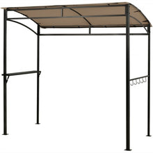 Load image into Gallery viewer, 7' x 4.5' Grill Gazebo Outdoor Patio Garden BBQ Canopy Shelter-Brown