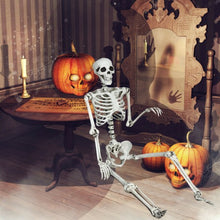 Load image into Gallery viewer, 5.4ft Halloween Skeleton Life Size Realistic Full Body Hanging