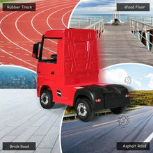 Load image into Gallery viewer, 12 V Mercedes Benz Actros Electric Kids Ride on Truck w/ Remote Control & MP3