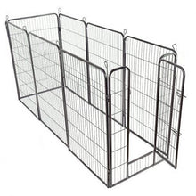 Load image into Gallery viewer, 8 Panels Sturdy Metal Pet Fence