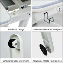 Load image into Gallery viewer, Height Adjustable Kids Desk with Tilting Desktop and Drawer