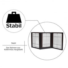Load image into Gallery viewer, 24" x 30" Folding Solid Wooden 6 Panel Freestanding Pet Playpen