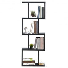 Load image into Gallery viewer, 4-tier S-Shaped Bookcase