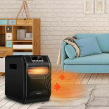 Load image into Gallery viewer, 12 H Timer LED Remote Control Portable Electric Space Heater