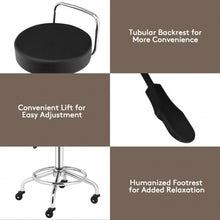 Load image into Gallery viewer, Pneumatic Work Stool Rolling Swivel Task Chair Spa Office Salon w/Cushioned Seat