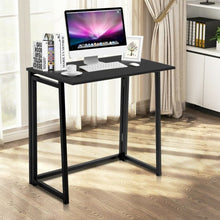 Load image into Gallery viewer, Foldable Home and Office Computer Desk-Black