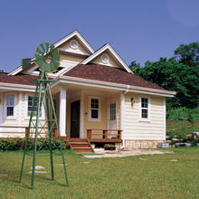 Load image into Gallery viewer, 8Ft Tall Windmill Ornamental Wind Wheel-Green