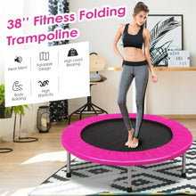 Load image into Gallery viewer, 38" Rebounder Trampoline Adults and Kids Exercise Workout w/Padding and Springs