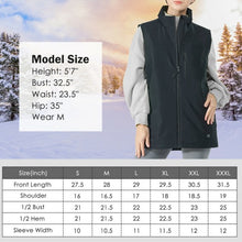 Load image into Gallery viewer, Men' & Women' Electric USB Heated Sleeveless Vest-Black-XXXL