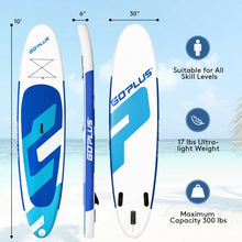 Load image into Gallery viewer, Inflatable Stand Up Paddle Board 6" Thick with Backpack Leash Aluminum Paddle