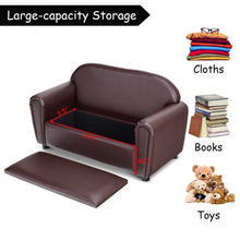 Load image into Gallery viewer, Kids Sofa Armrest Chair w/ Storage Function