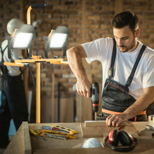 Load image into Gallery viewer, 200 W 20 000 lm LED Dual-Head Work Light with Stand