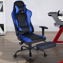 Load image into Gallery viewer, Massage Gaming Chair Recliner w/Footrest and Adjustable Armrests for Home&Office