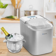 Load image into Gallery viewer, 26 lbs Countertop LCD Display Ice Maker with Ice Scoop
