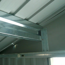 Load image into Gallery viewer, 9' x 6' Outdoor Storage Shed Tool House Sliding Door Steel-Gray