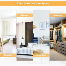 Load image into Gallery viewer, Full Length Metal Door Mirror with Adjustable Hook-Black