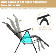 Load image into Gallery viewer, 2Pcs Patio Rattan Folding Lounge Chair
